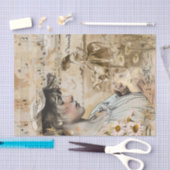 農村ライフファームガールデコページ 薄葉紙 (クラフト)