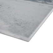 農村冬の道路 カッティングボード (角)