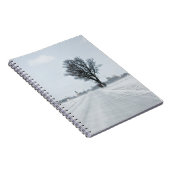 農村冬の道路 ノートブック (右側)