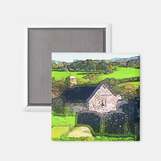 農村教会 マグネット (正面/裏面)