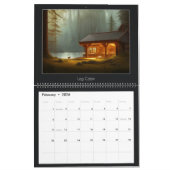 農村景観カレンダー カレンダー (2月 2026)