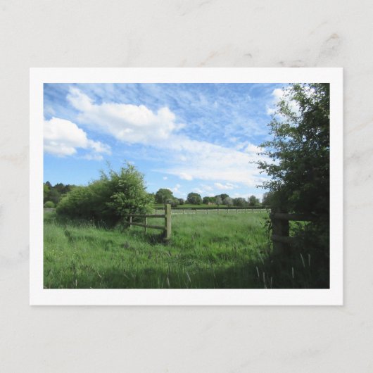 農村景観(5月) ポストカード (正面)