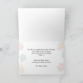 農村橋の秋牧師の感謝聖なる書物、 経典 サンキューカード (内部)