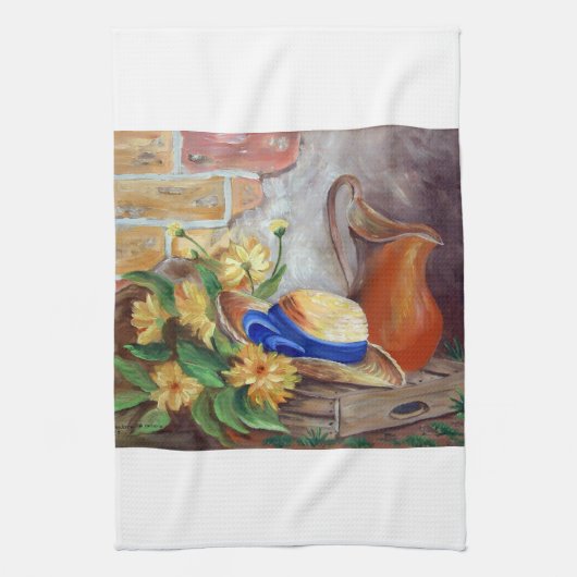 農村生活 キッチンタオル (縦)