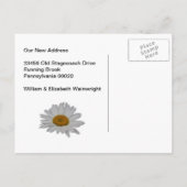 農村用メールボックスとデイジーはがき 案内ポストカード (裏面)