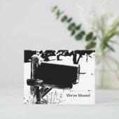 農村用メールボックスとデイジーはがき 案内ポストカード (スタンド正面)