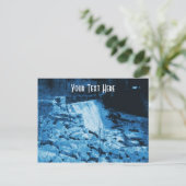 農村用水ダム自然カスタマイズ可能はがき ポストカード (スタンド正面)