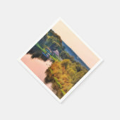 農村秋の風景紙ナプキン スタンダードカクテルナプキン (角)