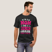 農村輸送業者ママ郵便郵便郵便労働者ポストマンモス Tシャツ (正面フル)