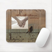農村農場フェンス西結婚納屋 マウスパッド (マウス)