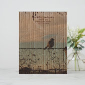 農村農場フェンス西結婚納屋 レターヘッド (スタンド正面)