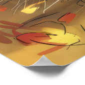 農村追跡キジ狩り秋自然 ポスター (角)