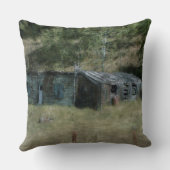 農村部の農場が印象派の芸術を上回る クッション (裏面)