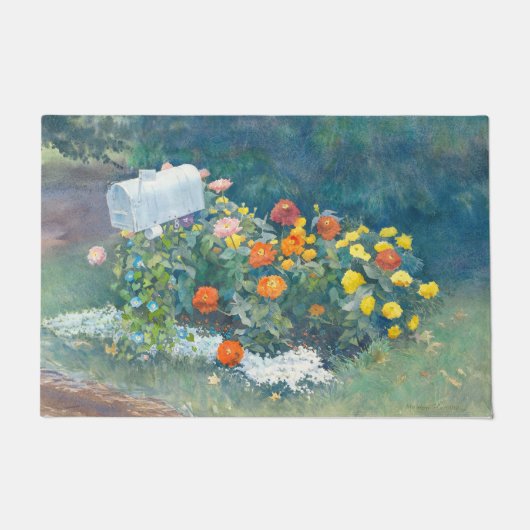 農村部の配達の歓迎 ドアマット (正面)