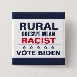 農村部アンチ人種主義プロハリス選ト投票ブルー2024 缶バッジ
