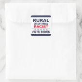 農村部アンチ人種主義プロバイデン氏ハリス投票ブルー スクエアシール (バッグ)