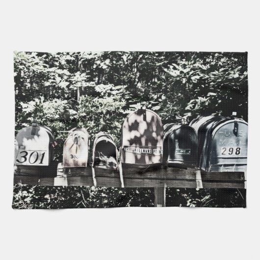 農村部メールボックス キッチンタオル (横)