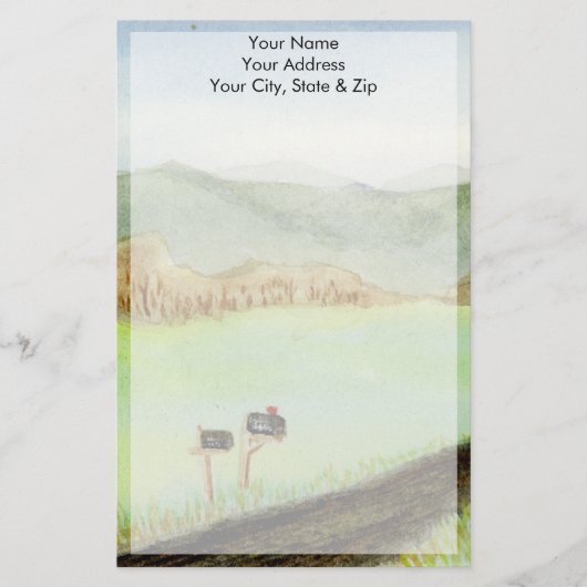 農村部メールボックス 便箋 (正面)