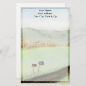 農村部メールボックス 便箋 (正面/裏面)