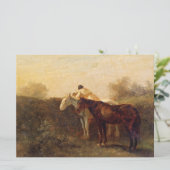 農村部ランデブー(ロマンチックなキスオン乗馬) カード (スタンド正面)