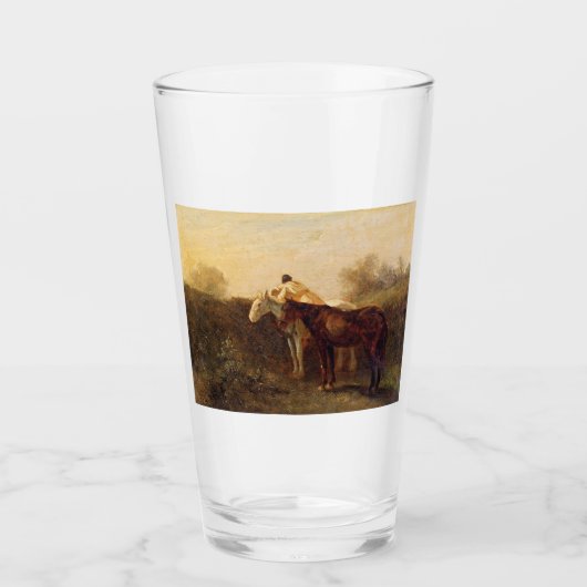 農村部ランデブー(ロマンチックなキスオン乗馬) タンブラーグラス (正面)