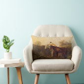 農村部ランデブー(ロマンチックなキスオン乗馬) ランバークッション (椅子)