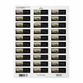 農村部初期のプレーリー西部の丸太小屋 ラベル (フルシート)