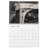 農村部素朴と カレンダー (2月 2027)