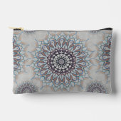 農村部落ちたの小さな白いフローラ アクセサリーポーチ (正面)