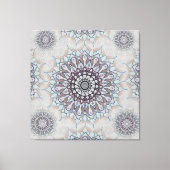 農村部落ちたの小さな白いフローラ キャンバスプリント (正面)