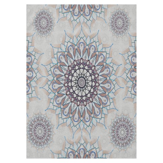 農村部落ちたの小さな白いフローラ テーブルクロス (正面)