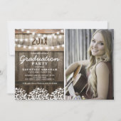 農村風写真 卒業クラス2026 招待状 (正面)