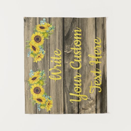 農村風周年パーティーの写真撮影用背景小道具 タペストリー (正面)