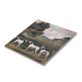 農村風景に広がる(George Stubbs著) タイル (側面)