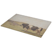 農村風景の中の牛（Ferdinand Hodler著） カッティングボード (角)