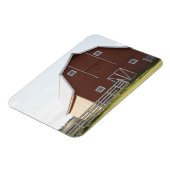 農村風景の納屋 マグネット (左側)