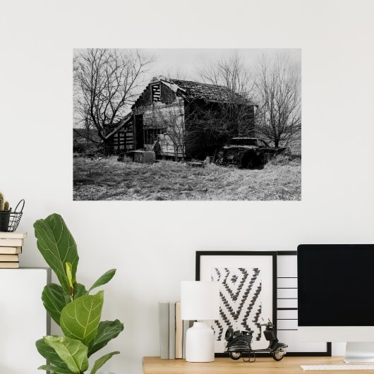 農村風景2 ポスター (ホームオフィス)