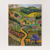 農村風景 ジグソーパズル (縦)