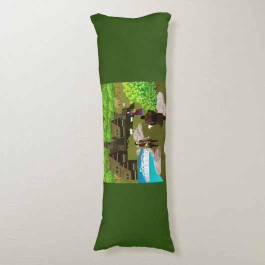 農村風景 ボディピロー (正面縦)