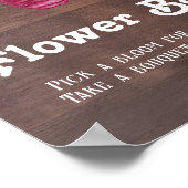 農村風花束バー マソンジャー ポスター (角)