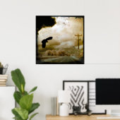 農村飛行 ポスター (ホームオフィス)