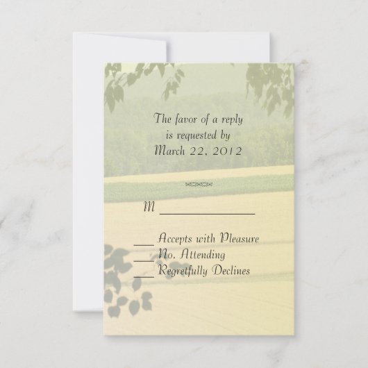 農村 / 田舎 返信 (正面)