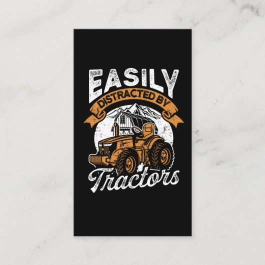 農業がトラクターズ農業農家 名刺 (正面)