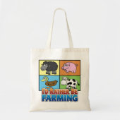 農業だ！(仮想農家) トートバッグ (正面)