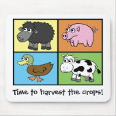 農業だ！(仮想農業) マウスパッド (正面)