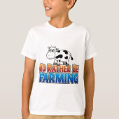 農業だ！(仮想農業) Tシャツ (正面)