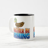 農業だ!DUCK(仮想農業) ツートーンマグカップ (正面左)