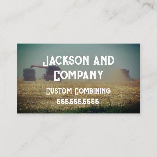 農業と農業を融合 名刺 (正面)