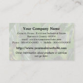 農業のトウモロコシの景色の写真 名刺 (裏面)