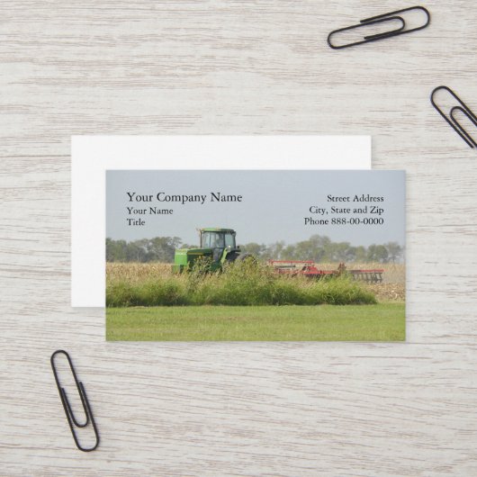 農業の名刺 名刺 (正面/裏面インサイチュ)